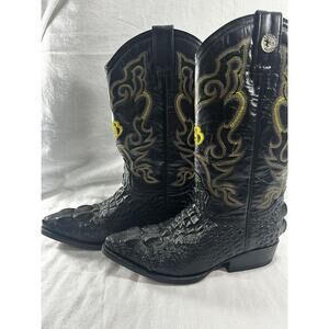 Rogers Western Boots Leather Mexico Men Sz 7